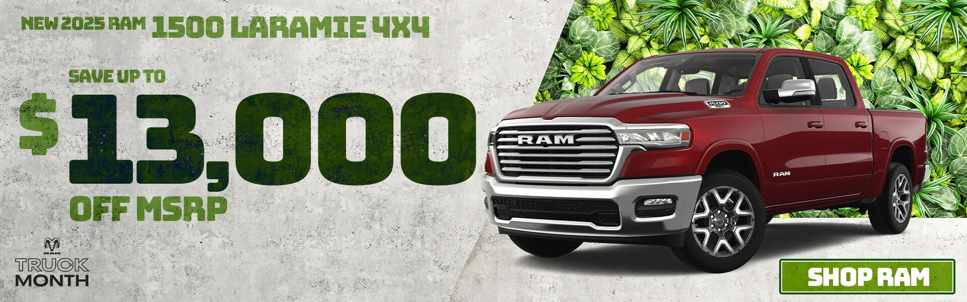 2025 RAM 1500 Laramie Crew Cab 4X4