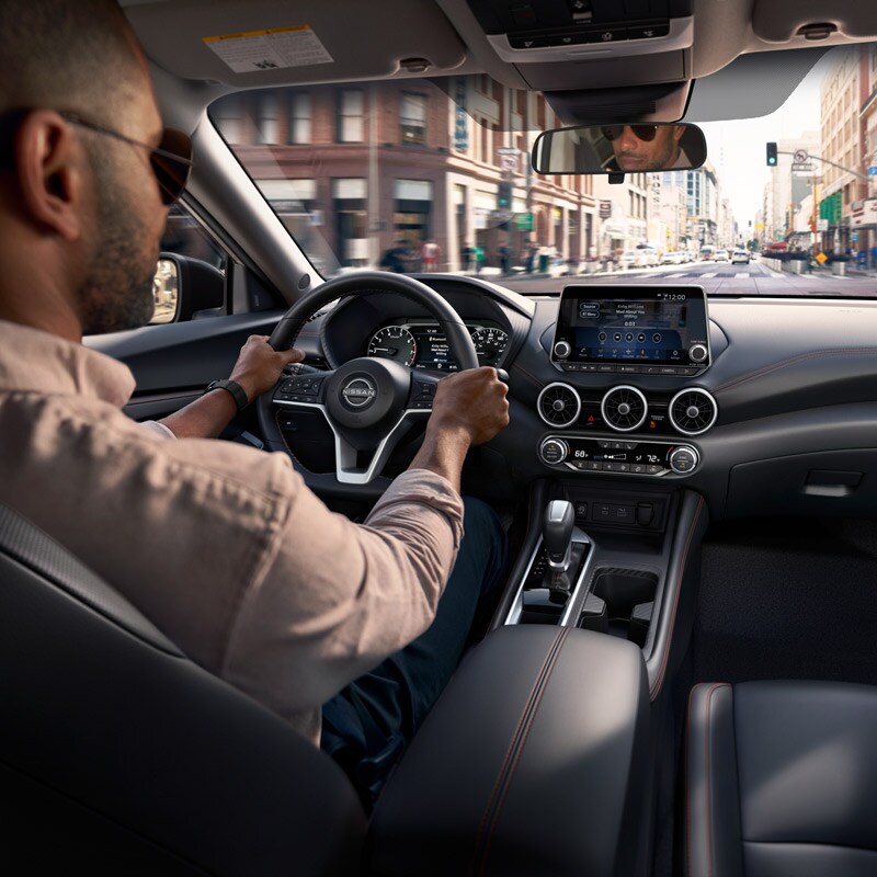 2025 Nissan Sentra interior with sleek design, comfort and style Ramsey Nissan dealership in Bergen County NJ