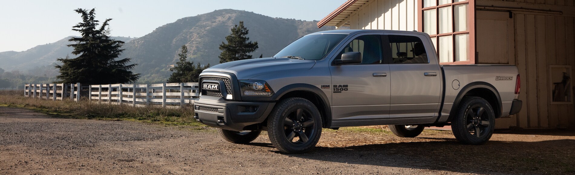Ram 1500 Silver Side View