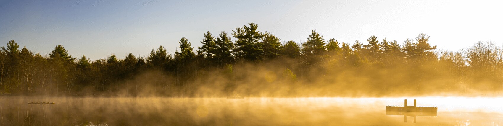 Pocono Mountains PA Lake Sunrise