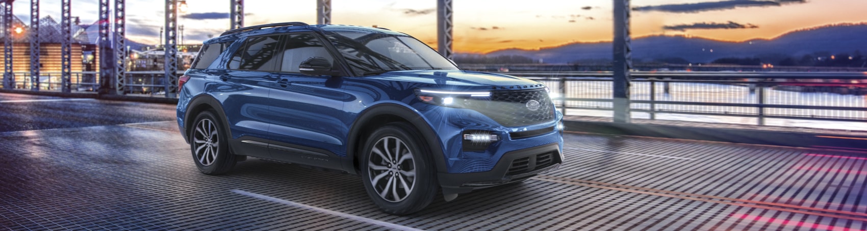 2021 Ford Explorer Blue Bridge