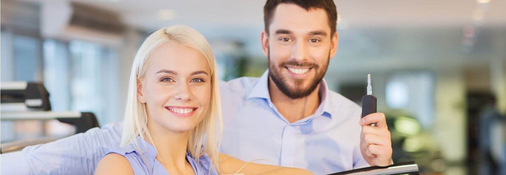 Couple Enjoying Vehicle