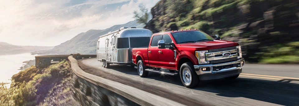2018 Ford F-250 Super Duty Lariat Towing Airstream