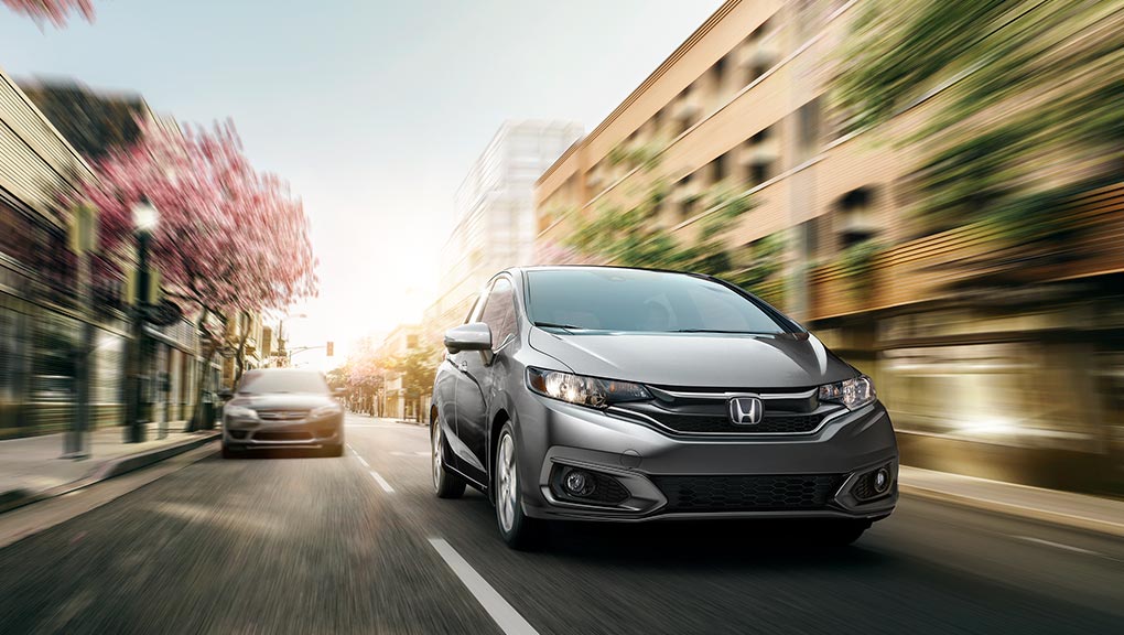 Honda Fit driving