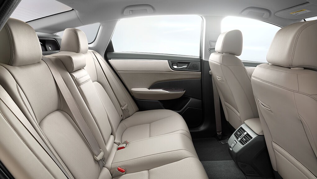 Honda Clarity back seat