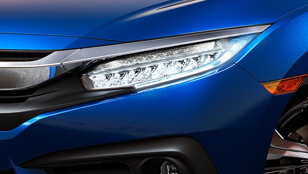 Honda Civic Coupe head lights