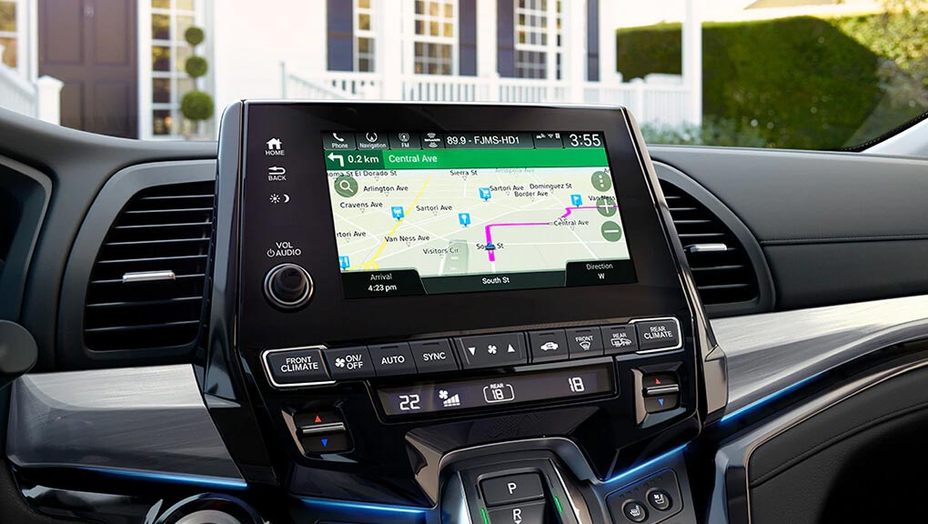 Honda Odyssey navigation