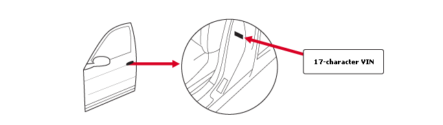 Driver's side door frame