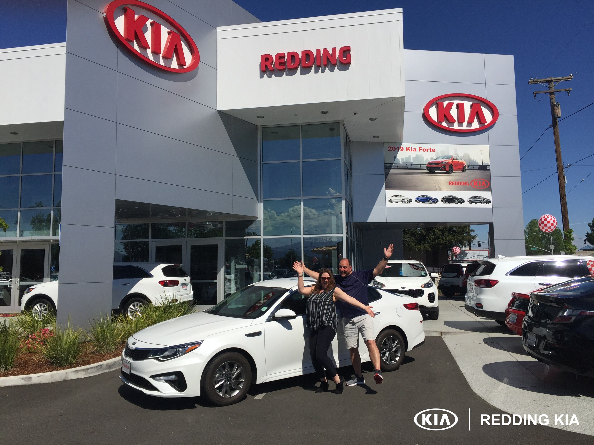 Troy and Jessica Sisneros Enjoying Their New Kia Optima!