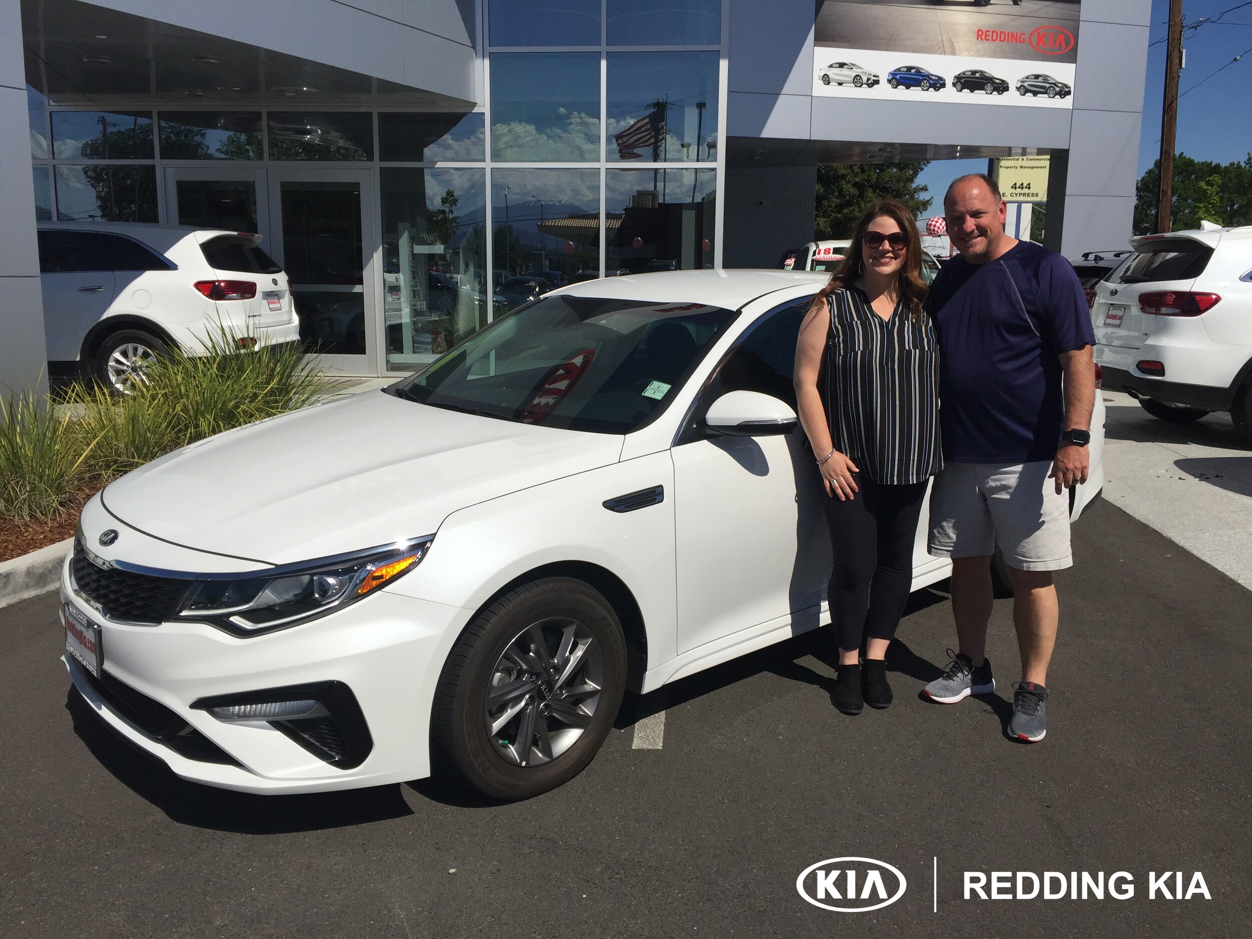 Proud New Kia Optima Owners -Troy and Jessica Sisneros