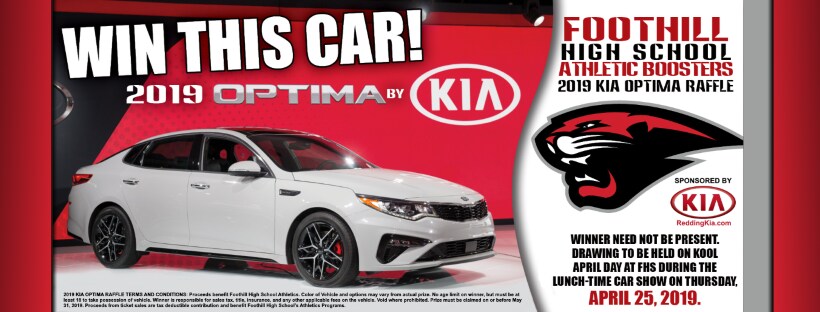 Previous Redding Kia Optima Raffle Ticket Facebook Banner - Expired