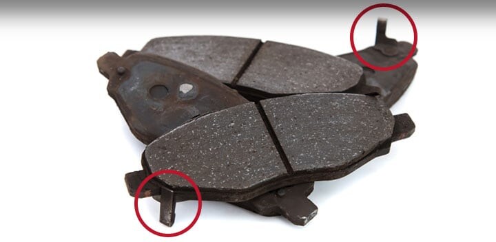 Worn Brake Pads