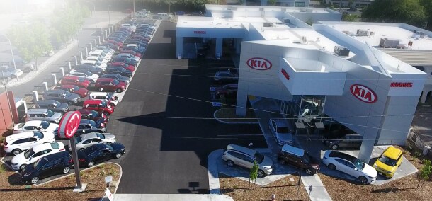 Redding Kia Drone Shot