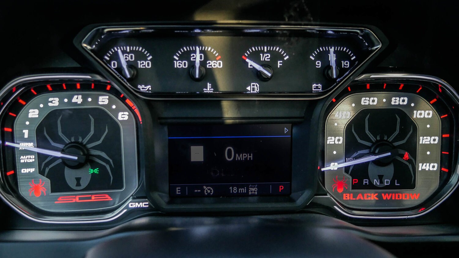2019 GMC Sierra Black Widow Gauge Cluster