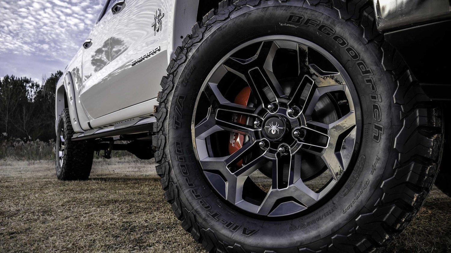 2019 GMC Sierra Black Widow Wheels