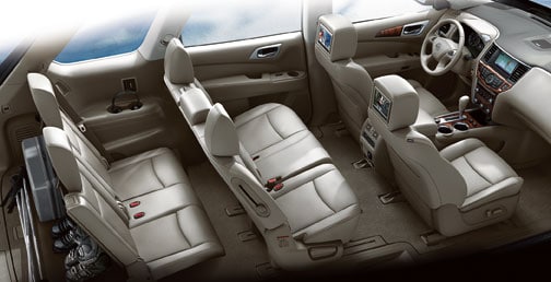 Does nissan pathfinder have third row seat #5