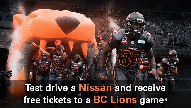 Free BC Lion's Tickets at North Vancouver Nissan
