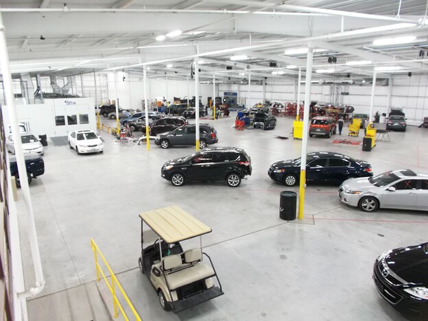 DFW Collision Center Arlington Inside Shop