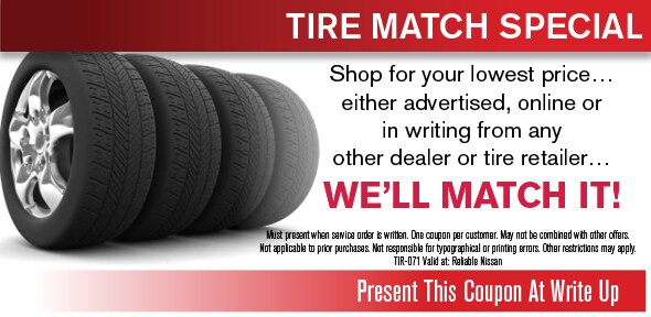Tire Service Coupon, Albuquerque Automotive Service Special. If no image displays, this offer has ended. Tire Service Coupon, Albuquerque Nissan Service Special. If no image displays, this offer has ended.