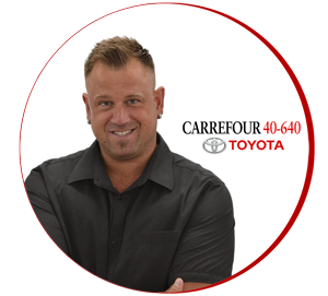 Sébastien Daunais Sale advisor Toyota chez Carrefour 40-640 Toyota.