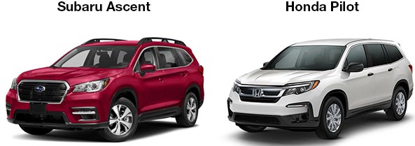 2019 Subaru Ascent vs 2019 Honda Pilot