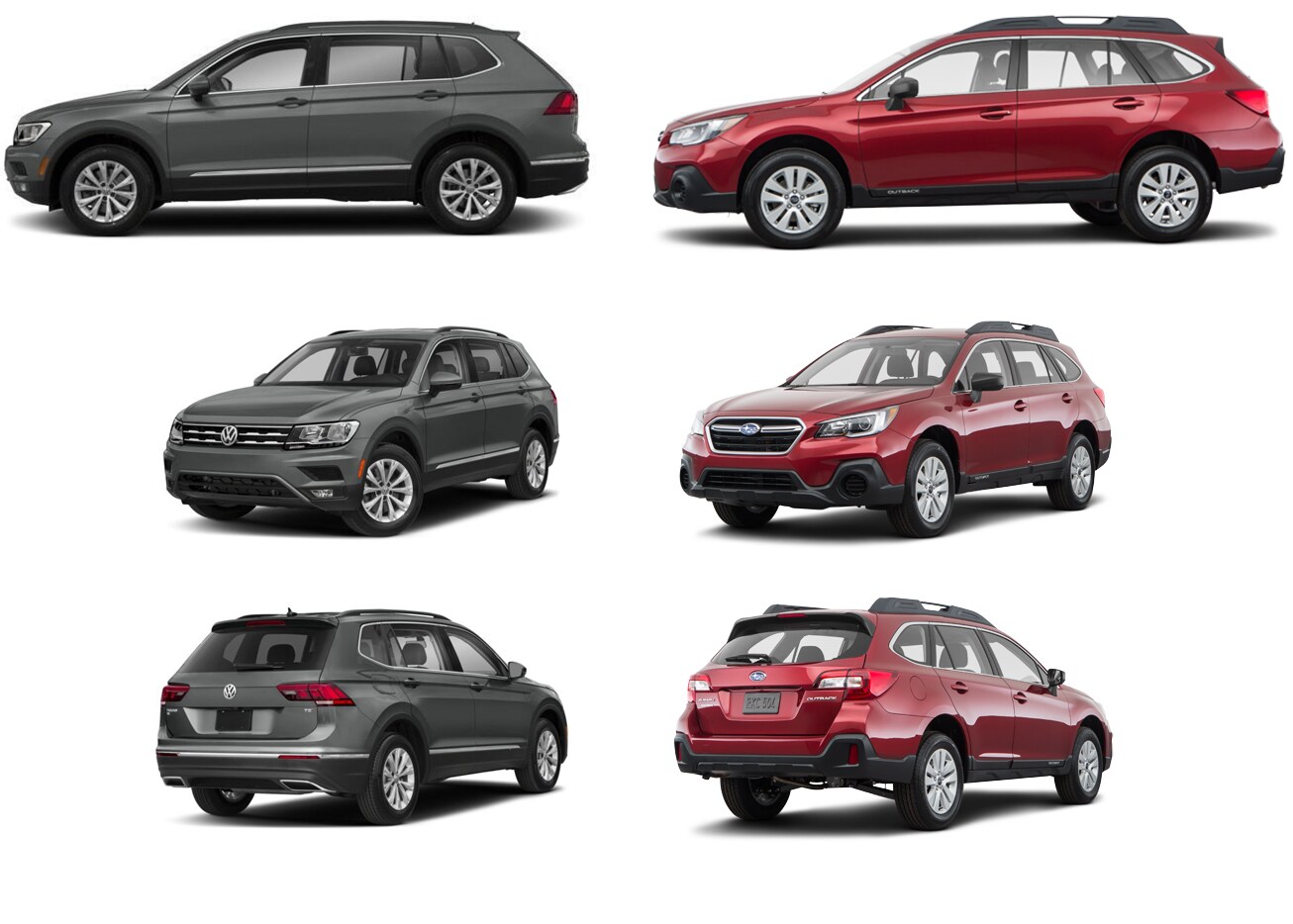 2019 VW Tiguan vs. 2019 Subaru Outback