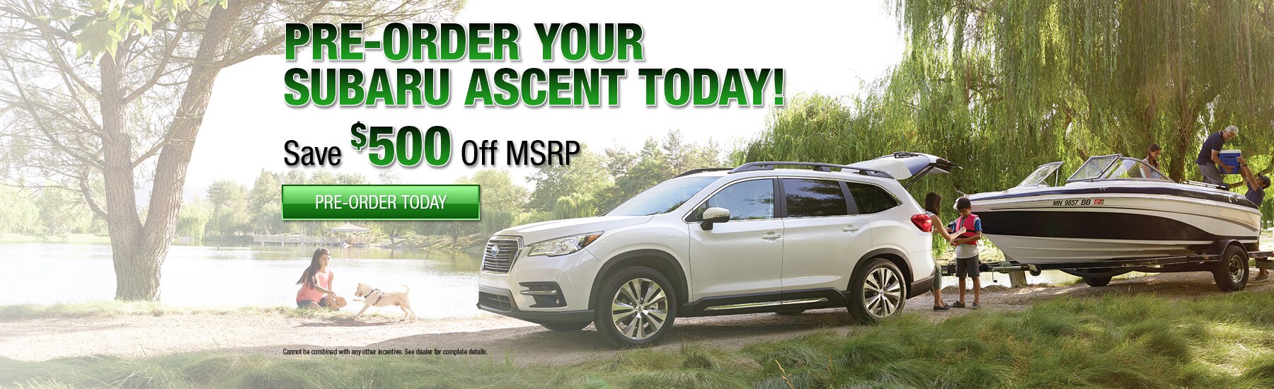Pre-order Your Subaru Ascent Today
