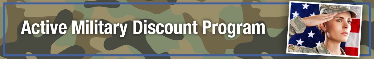 Active Military Discount Program
