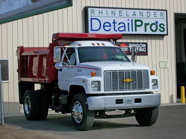 commercial truck detail