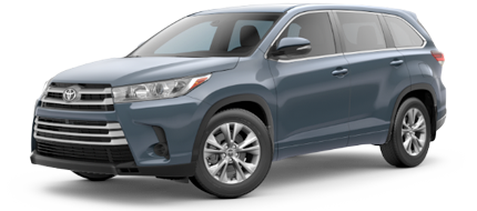 2019 Toyota HIGHLANDER LE shown