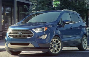 2018 Ford EcoSport Blue 2018 Ford EcoSport Blue