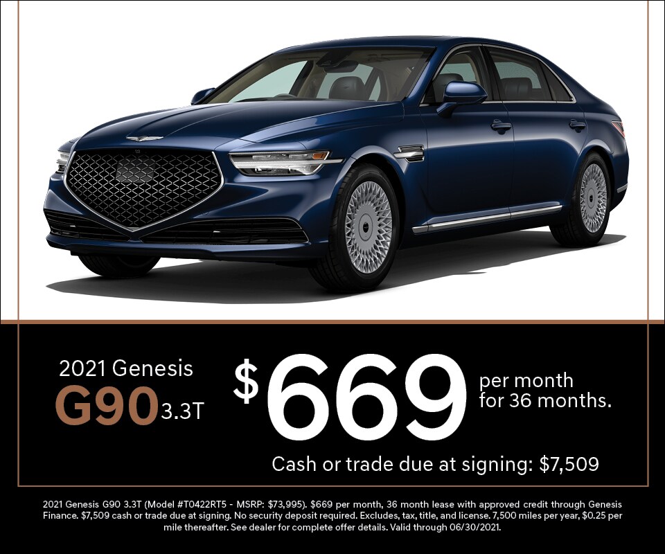 2021 Genesis G90 Lease Special