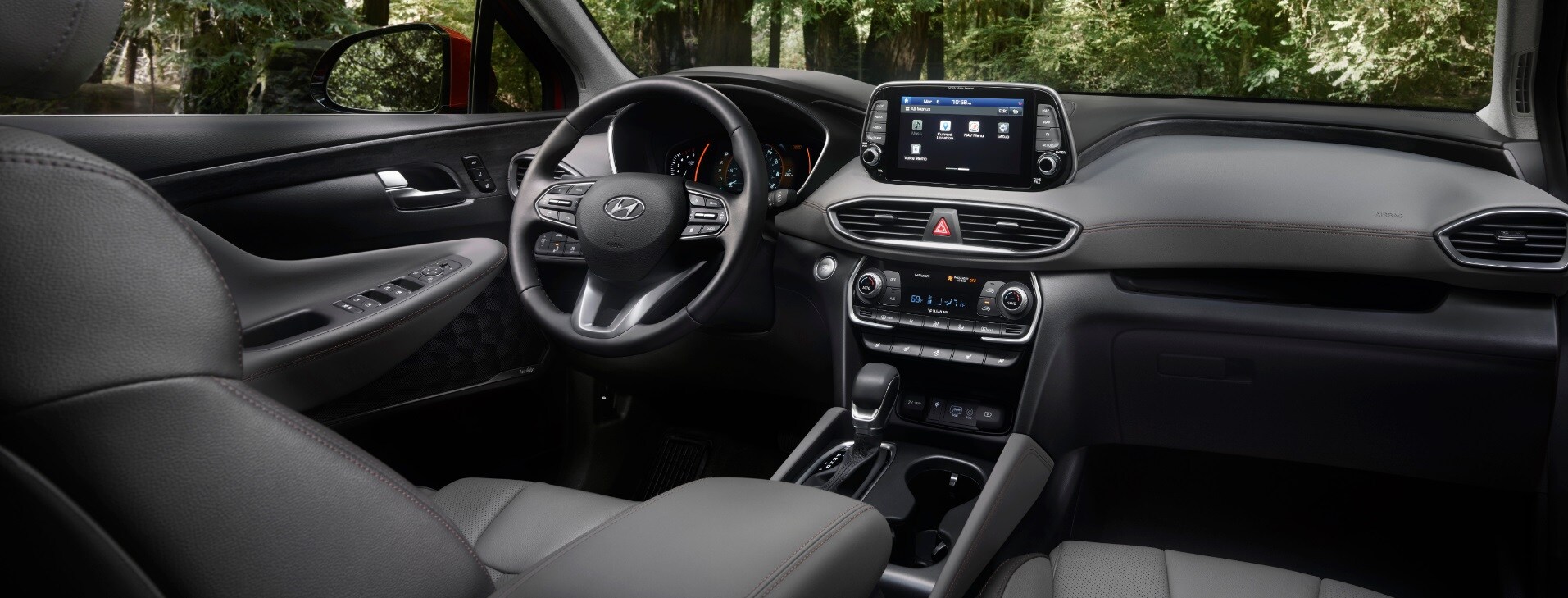 New Hyundai Santa Fe Interior Front Seats