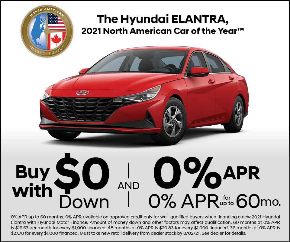 2021 Hyundai Elantra Lease Special