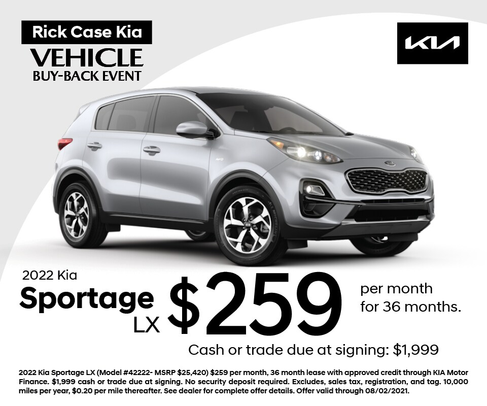 2022 Hyundai Sportage Lease Special