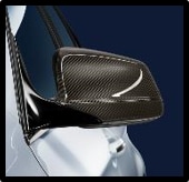 Carbon Fiber Mirror Caps