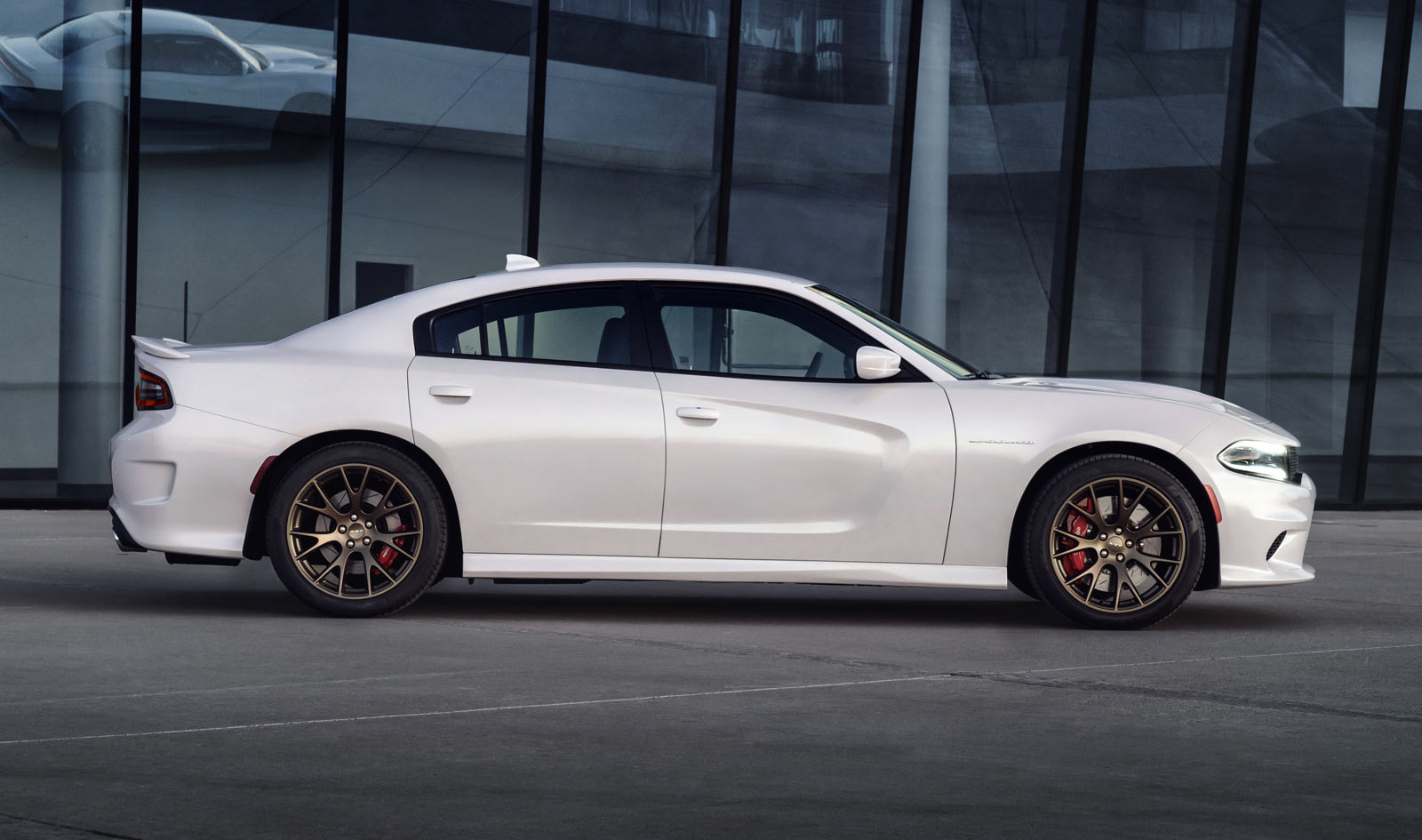 2015 Dodge Charger Srt Hellcat Front Three Quarter 1000