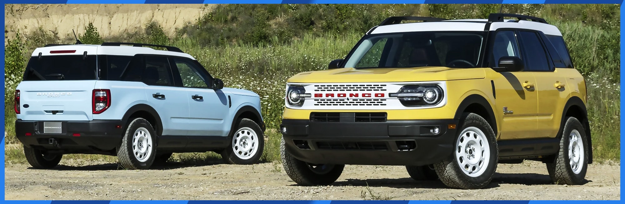 Custom Build Your Own Ford Bronco Sport