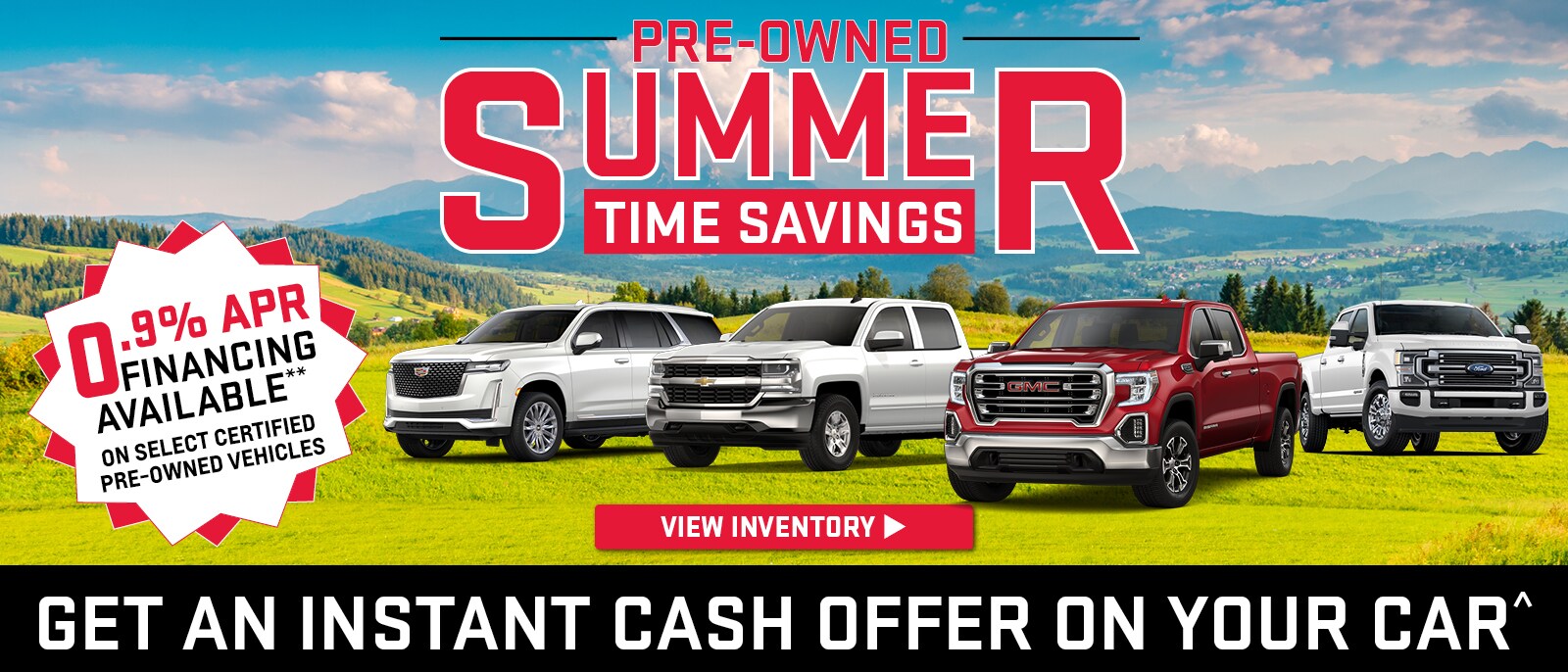 Summer Pre- Owned Savings