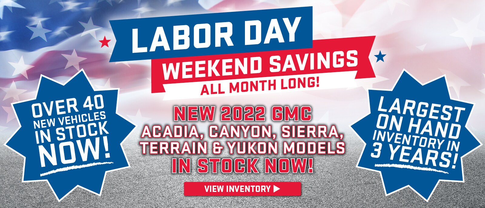 Labor Day All Month Savings