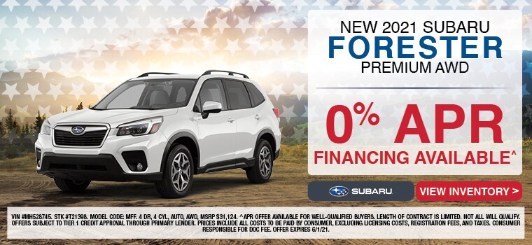 New 2021 Subaru Forester Premium AWD