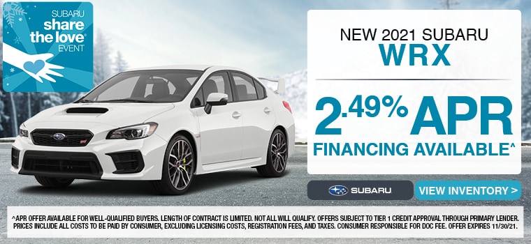 New 2021 Subaru WRX