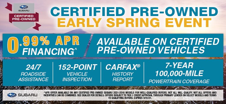 Certified Pre-Owned Incentives