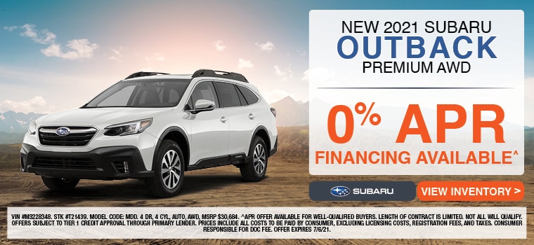 New 2021 Subaru Outback Premium AWD
