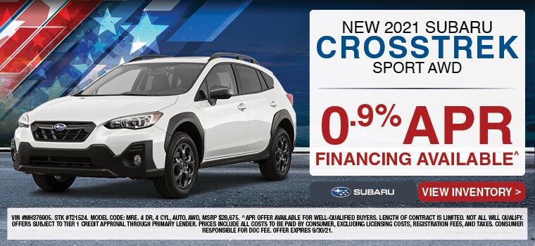 New 2021 Subaru Crosstrek Sport AWD
