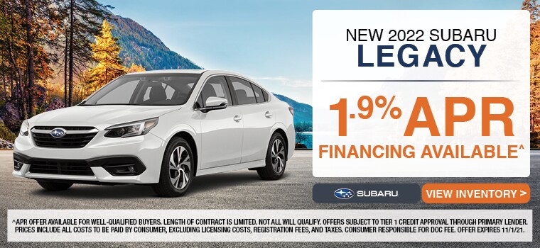 New 2022 Subaru Legacy