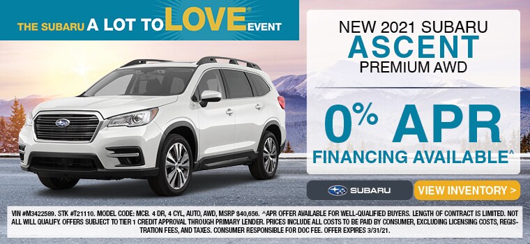 New 2021 Subaru Ascent Premium AWD