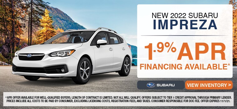 New 2022 Subaru Impreza