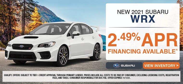 New 2021 Subaru WRX