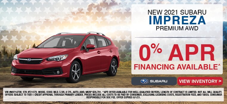 New 2021 Subaru Impreza Premium AWD